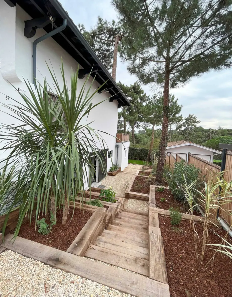 Structuration de talus et création d'espace piscine en Haute-Garonne